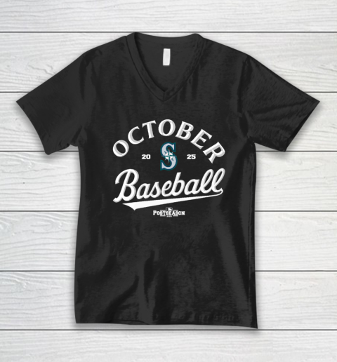 Seattle Mariners October Baseball 2025 V-Neck T-Shirt