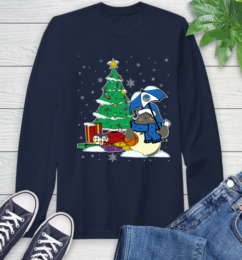 Golden State Warriors NBA Basketball Cute Tonari No Totoro Christmas Sports Long Sleeve T-Shirt 3