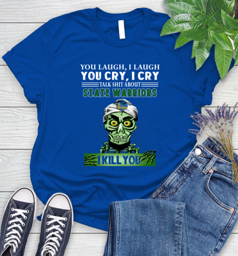 NBA Talk Shit About Golden State Warriors I Kill You Achmed The Dead Terrorist Jeffrey Dunham Basketball Women's T-Shirt 12