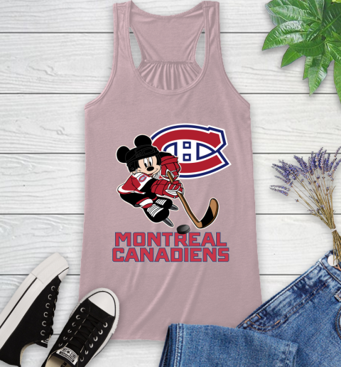 NHL Montreal Canadiens Mickey Mouse Disney Hockey T Shirt Racerback Tank 11