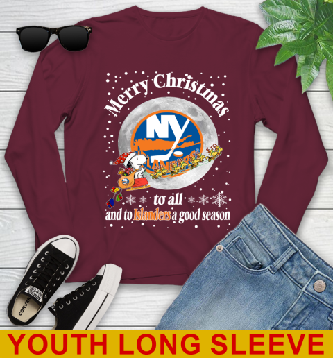 New York Islanders Merry Christmas To All And To Islanders A Good Season NHL Hockey Sports Youth Long Sleeve 7 New York Islanders Merry Christmas To All And To Islanders A Good Season NHL Hockey Sports Youth Long Sleeve - Image 7