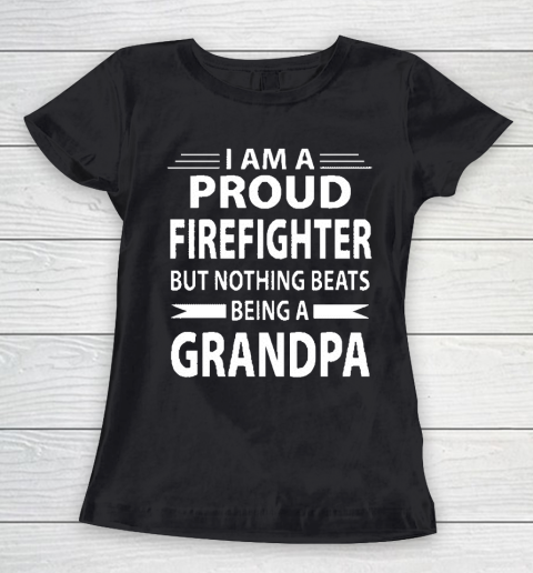 Grandpa Funny Gift Apparel  Firefighter Grandpa Women's T-Shirt