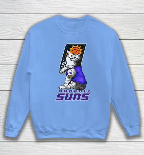 NBA Basketball My Cat Loves Phoenix Suns Sweatshirt 8