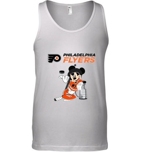 Mickey Philadelphia Flyers With The Stanley Cup Hockey NHL Tank Top
