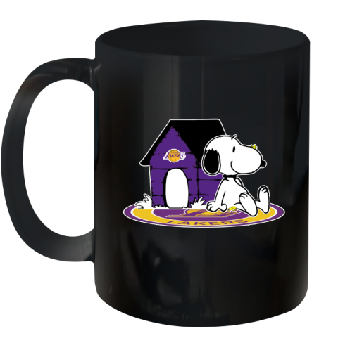 NBA Basketball Los Angeles Lakers Snoopy The Peanuts Movie Shirt Ceramic Mug 11oz 2