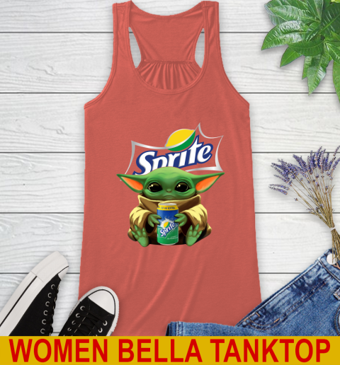 Star Wars Baby Yoda Hugs Sprite Soft Drink Shirt 40