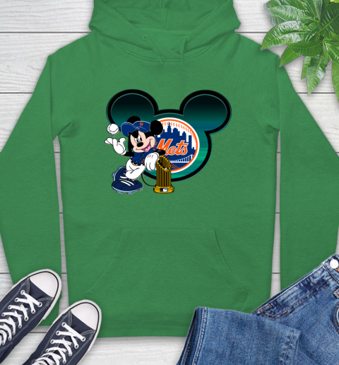 MLB New York Mets The Commissioner's Trophy Mickey Mouse Disney Hoodie 8