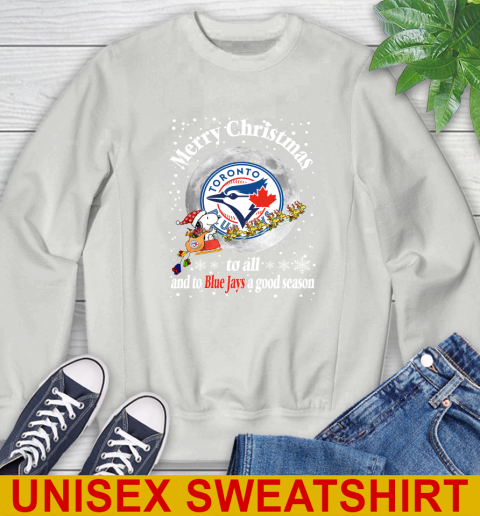 Toronto Blue Jays Merry Christmas To All And To Blue Jays A Good Season MLB Baseball Sports Sweatshirt 5