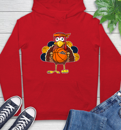 Utah Jazz Turkey thanksgiving day Hoodie 10
