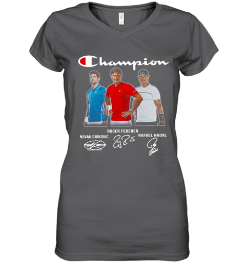 champion women's v neck t shirt