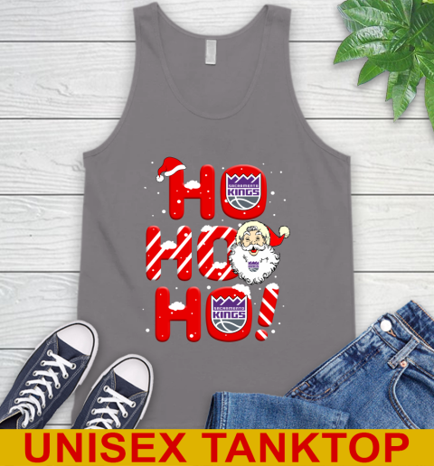 Sacramento Kings NBA Basketball Ho Ho Ho Santa Claus Merry Christmas Shirt Tank Top 6