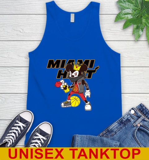 Miami Heat NBA Basketball Mickey Peace Sign Sports Tank Top 5