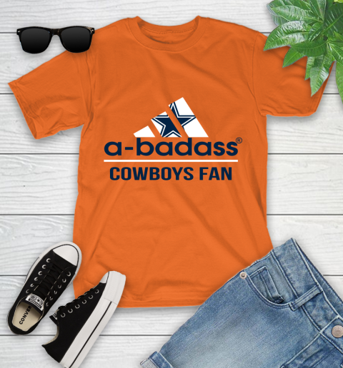 Dallas Cowboys NFL Football A Badass Adidas Adoring Fan Sports Youth T-Shirt 9