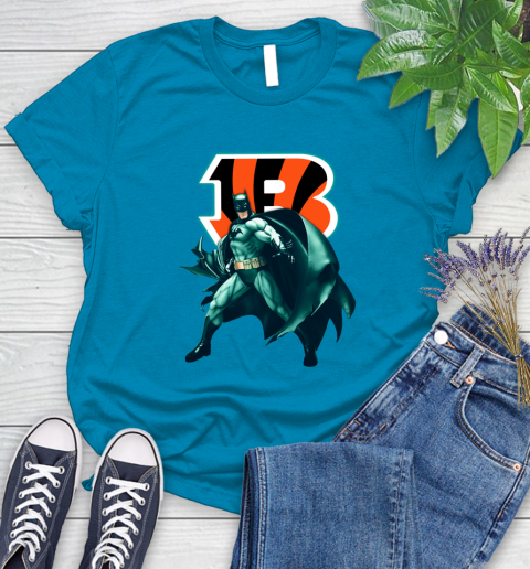 NFL Batman Football Sports Cincinnati Bengals Women's T-Shirt 7