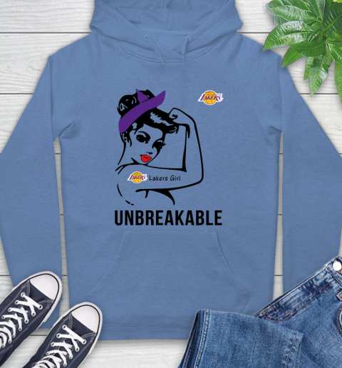 NBA Los Angeles Lakers Girl Unbreakable Basketball Sports Hoodie 9