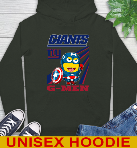 NFL Football New York Giants Captain America Marvel Avengers Minion Shirt Hoodie 12