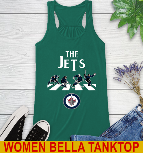 NHL Hockey Winnipeg Jets The Beatles Rock Band Shirt Racerback Tank 5