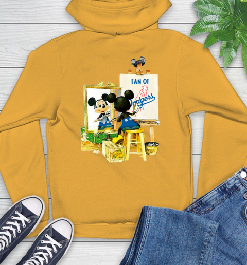 MLB Baseball Los Angeles Dodgers Mickey Drawing Shirt 14
