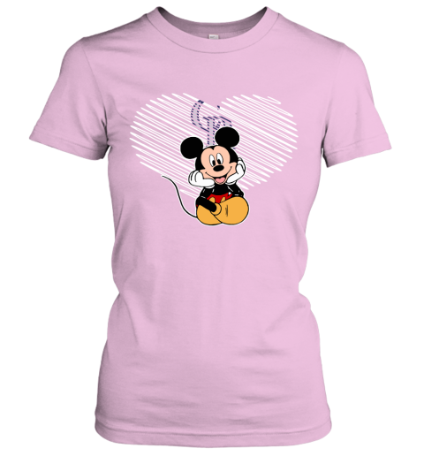 vflf mlb colorado rockies the heart mickey mouse disney baseball ladies t shirt 20 front light pink