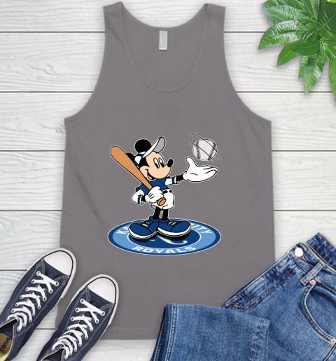 MLB Baseball Kansas City Royals Cheerful Mickey Disney Shirt Tank Top 7