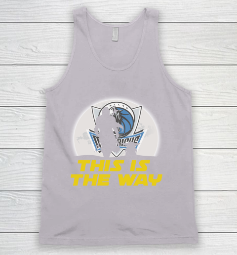 Dallas Mavericks NBA Basketball Star Wars Yoda And Mandalorian This Is The Way Tank Top 3