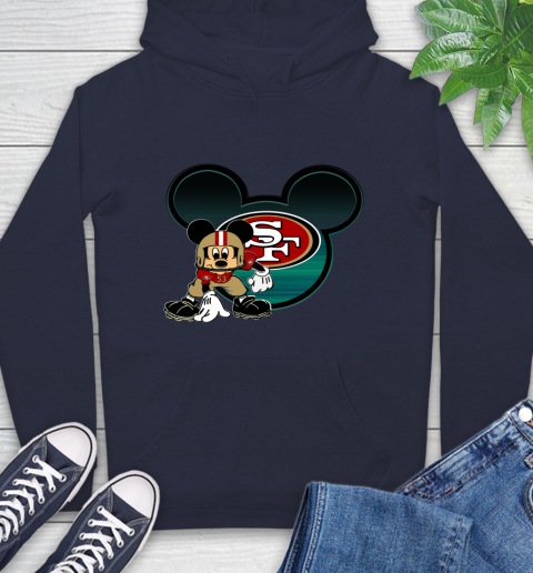 NFL San Francisco 49ers Mickey Mouse Disney Football T Shirt Hoodie 4