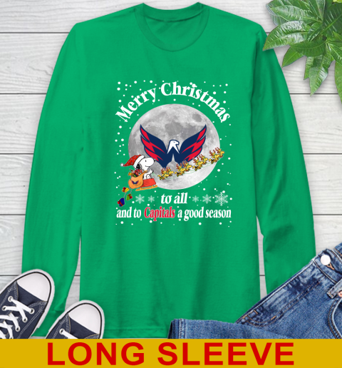 Washington Capitals Merry Christmas To All And To Capitals A Good Season NHL Hockey Sports Long Sleeve T-Shirt 8