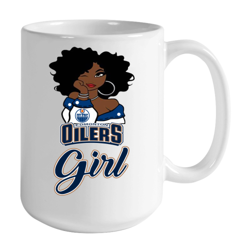 Edmonton Oilers Girl NHL Color Changing Mug 15oz 2