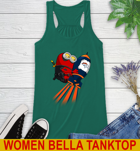 NFL Football Denver Broncos Deadpool Minion Marvel Shirt Racerback Tank 6 NFL Football Denver Broncos Deadpool Minion Marvel Shirt Racerback Tank - Image 6