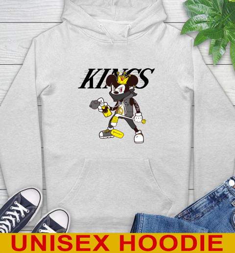 Los Angeles Kings NHL Hockey Mickey Peace Sign Sports Hoodie