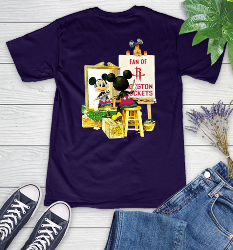 NBA Basketball Houston Rockets Mickey Drawing Shirt 74