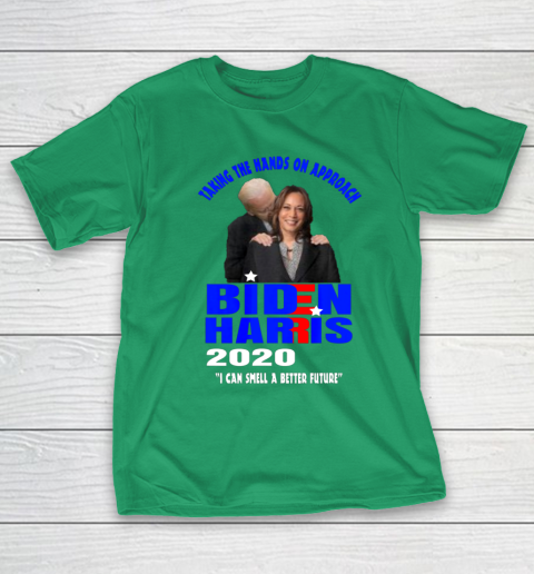Anti Joe Biden Kamala Harris Hands On Can Smell The Future T-Shirt 5
