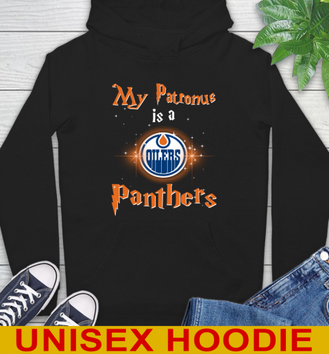 NHL Hockey Harry Potter My Patronus Is A Edmonton Oilers Hoodie