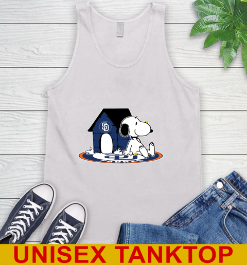 MLB Baseball San Diego Padres Snoopy The Peanuts Movie Shirt Tank Top