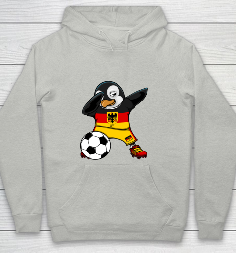 Dabbing Penguin Germany Soccer Fans Jersey Football Lovers Youth Hoodie