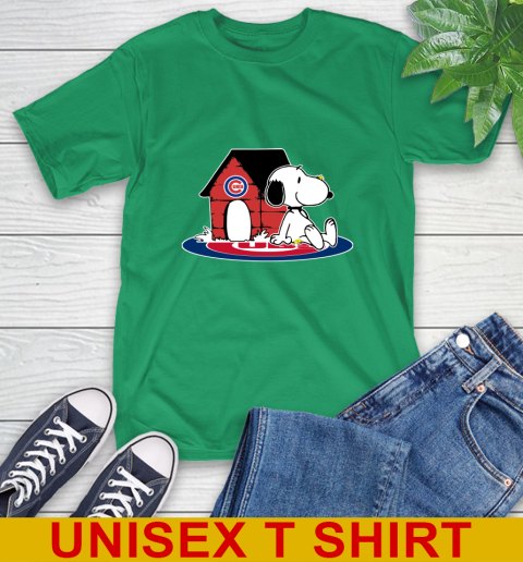 MLB Baseball Chicago Cubs Snoopy The Peanuts Movie Shirt T-Shirt 7