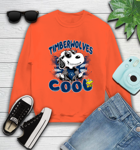 NBA Basketball Minnesota Timberwolves Cool Snoopy Shirt Sweatshirt 3