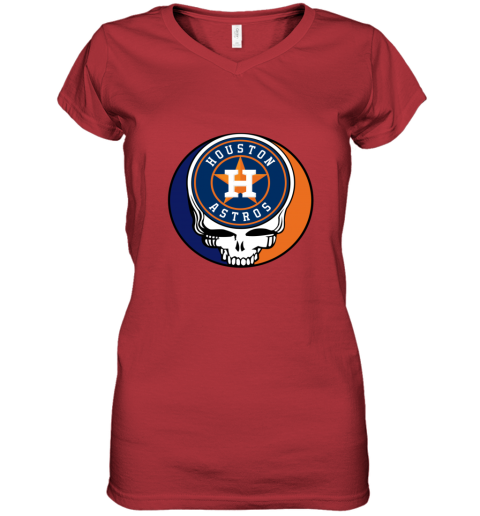 Houston Astros The Grateful Dead Baseball MLB Mashup Women's V