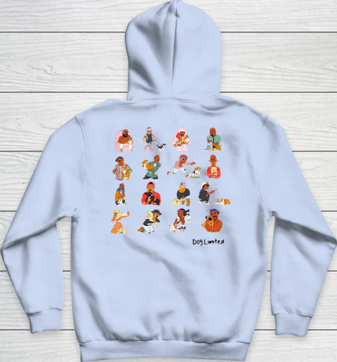 Rappers With Puppies Front and Back Hoodie 13