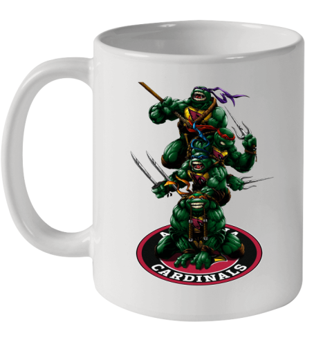 NFL Football Arizona Cardinals Teenage Mutant Ninja Turtles Shirt Ceramic Mug 11oz