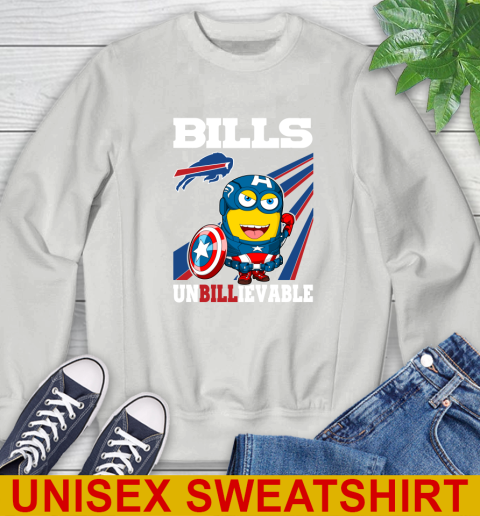 NFL Football Buffalo Bills Captain America Marvel Avengers Minion Shirt Sweatshirt 5