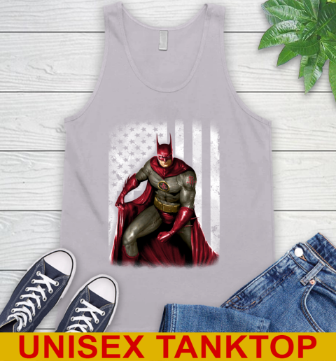 Houston Rockets NBA Basketball Batman DC American Flag Shirt Tank Top 3