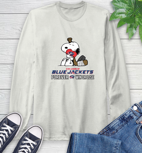NHL The Peanuts Movie Snoopy Forever Win Or Lose Hockey Columbus Blue Jackets 69