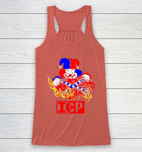 Fuck your rebel flag Racerback Tank 3