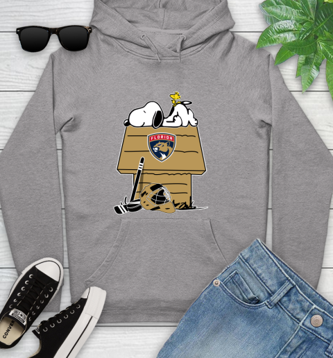 Florida Panthers NHL Hockey Snoopy Woodstock The Peanuts Movie Youth Hoodie 6