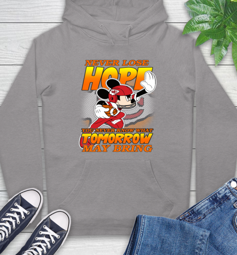 Kansas City Chiefs NFL Football Mickey Disney Never Lose Hope Hoodie 6