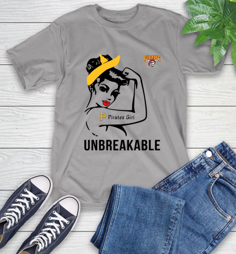 MLB Pittsburgh Pirates Girl Unbreakable Baseball Sports T-Shirt 4