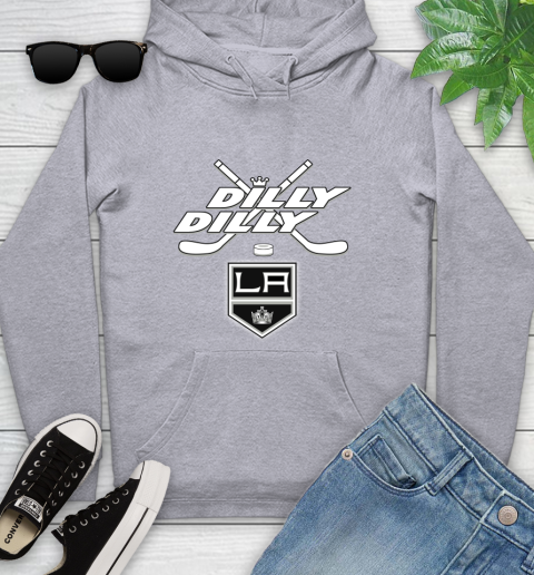 NHL Los Angeles Kings Dilly Dilly Hockey Sports Youth Hoodie 6