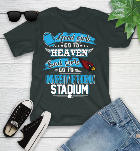 Arizona Cardinals NFL Bad Girls Go To University Of Phoenix Shirt Youth T-Shirt 6