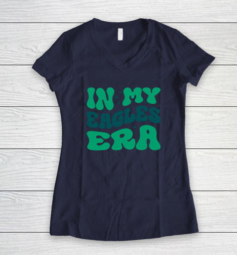 Retro In My Eagles Era Women's V-Neck T-Shirt 7